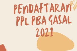 PENDAFTARAN PPL PBA GASAL 2021